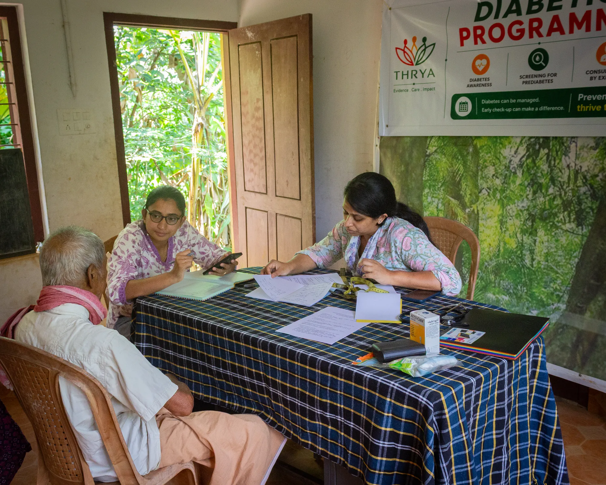 Thrya field visit to Swami Vivekananda Medical Mission, Muttil, Wayanad
